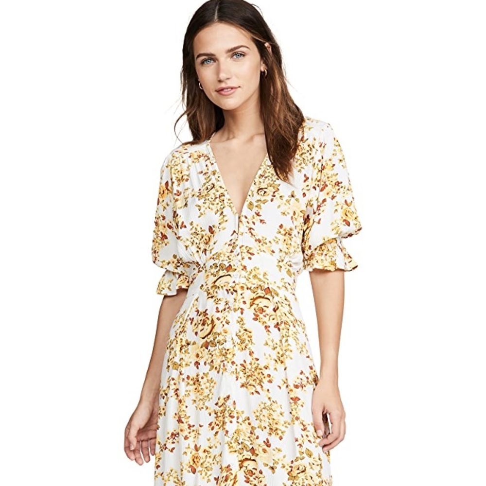 Faithful the brand rafa midi dress